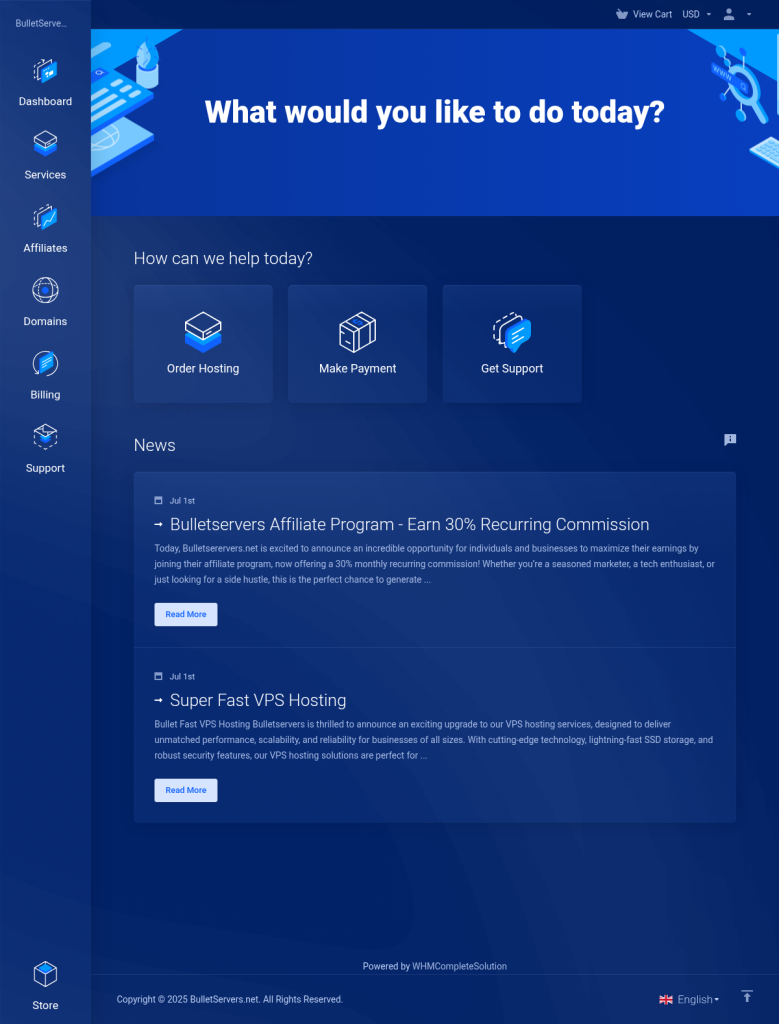 BulletServers.net:高性能VPS与独立服务器解决方案
