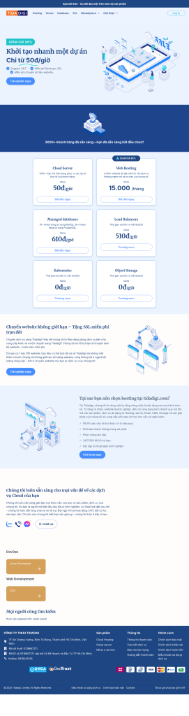 TIDADIGI – 越南领先的云服务器与云计算解决方案提供商