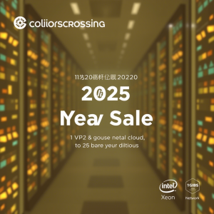ColoCrossing 2025新年大促：VPS与独立服务器25%折扣，裸金属云20%优惠