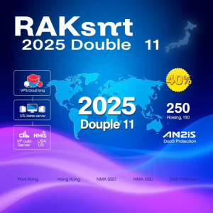 2025双十一RAKsmart促销：全球VPS/云服务器/独立服务器低至4折，叠加优惠享不停