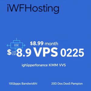 2025年iWFHosting洛杉矶KVM VPS深度评测：$8.99/月起SSD高性能与DDoS防护解析