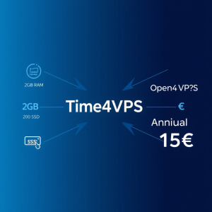 Time4VPS OpenVZ 7 VPS 年度限时优惠：2GB RAM 20GB SSD 仅15欧元/年