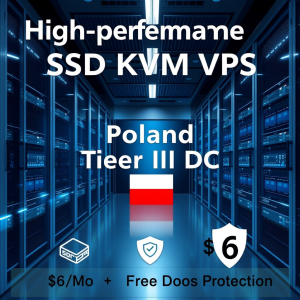 Webhosting1st：波兰高性能SSD KVM VPS，$6/Mo起，免费DDos防护与Tier III数据中心保障