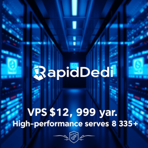 RapidDedi 限时促销：VPS主机年付仅$12.99起，高性能独立服务器低至$35/月