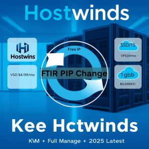 2025年Hostwinds深度评测：KVM架构VPS月付$4.99起，云服务器$0.006931/时与免费IP更换技术解析