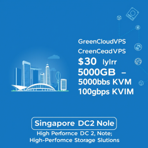 GreenCloudVPS新加坡大硬盘VPS深度解析：$30/年享500GB存储与10Gbps带宽