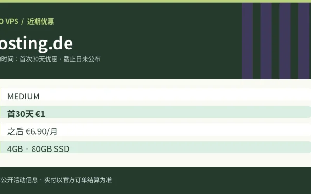 hosting.de优惠条件与价格摘要示意图