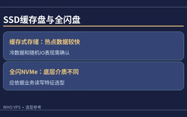 SSD缓存盘与全闪盘