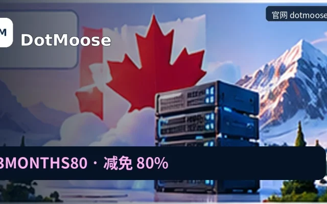 DotMoose|3MONTHS80 · 减免 80%,品牌名称、官方域名与活动主题的独立编辑封面