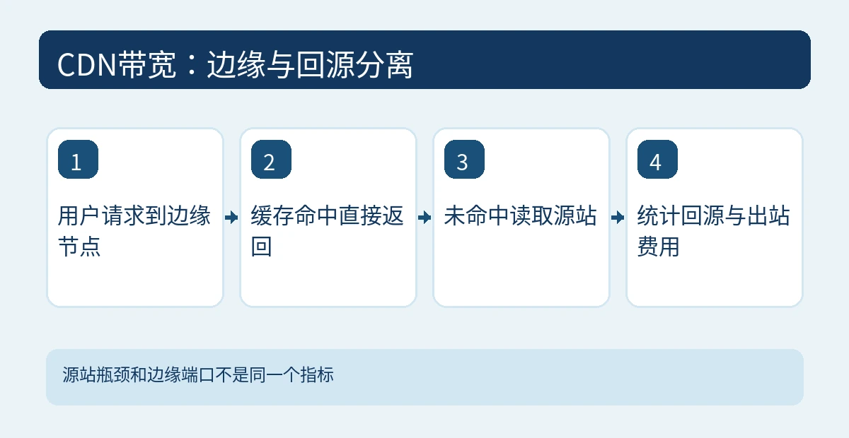 CDN带宽:边缘与回源分离